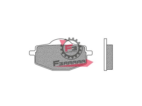 PASTIGLIE FRENO MOTO FD0124 (SR)