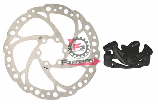 KIT FRENO DISCO BICI POSTERIORE 160