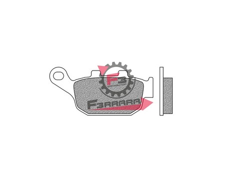PASTIGLIE FRENO MOTO FD0136 (SR)