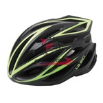 CASCO ADULTO SONIC NERO VERDE L58-61