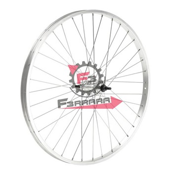 RUOTA 28X5/8 POST. 1V MOZZO ACCIAIO