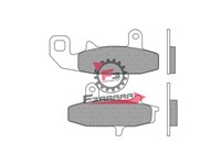PASTIGLIE FRENO MOTO FD0140 (SR)