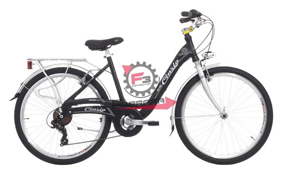 BICI SFERA 26 DONNA 7V NERO OPACO