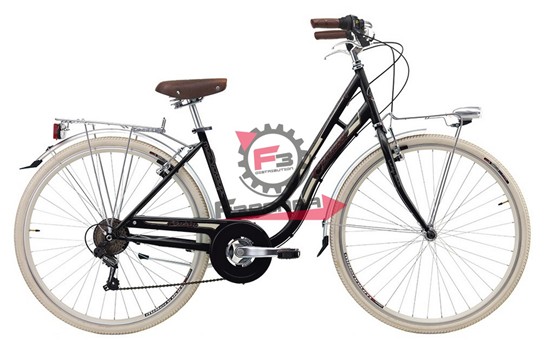 BICI MIA 28 DONNA 6V NERO OPACO