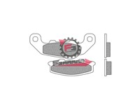 PASTIGLIE FRENO MOTO FD0138 (SR)