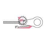 FILO FRENO VESPA PX / PK POSTERIORE
