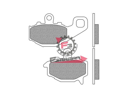 PASTIGLIE FRENO MOTO FD0207 (SR)