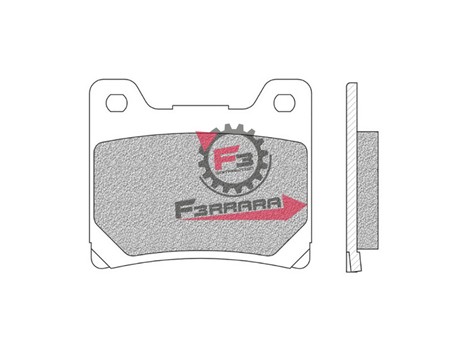 PASTIGLIE FRENO MOTO FD0068 (SR)