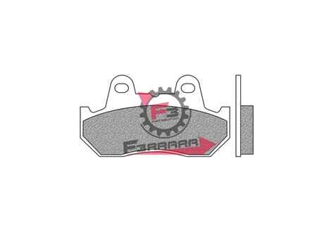 PASTIGLIE FRENO MOTO FD0054 (SR)