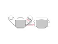PASTIGLIE FRENO MOTO FD0073 (SR)