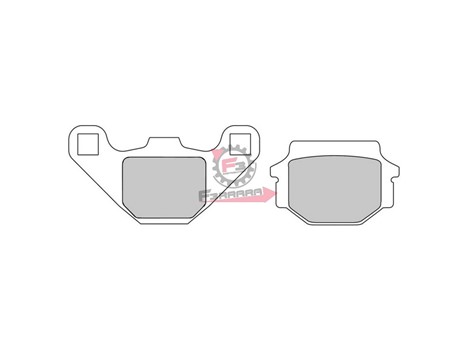 PASTIGLIE FRENO MOTO FD0073 (SR)