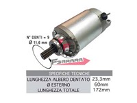 MOTORINO AVVIAMENTO BURGMAN 250/400