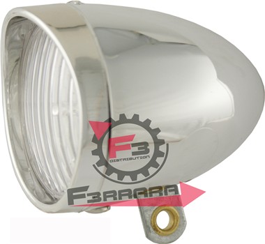 FANALE ANTERIORE RETRO' 3 LED CROMAT