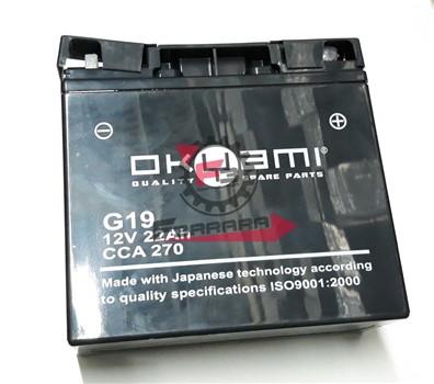 BATTERIA G19 POTENZIATA OKYAMI