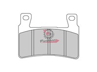 PASTIGLIE FRENO MOTO FD0258 (SR)