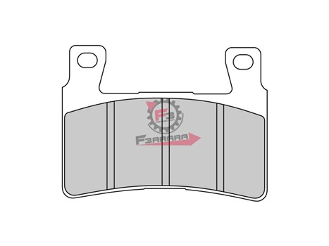 PASTIGLIE FRENO MOTO FD0258 (SR)