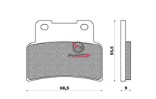PASTIGLIE FRENO MOTO FD0404 (SR)