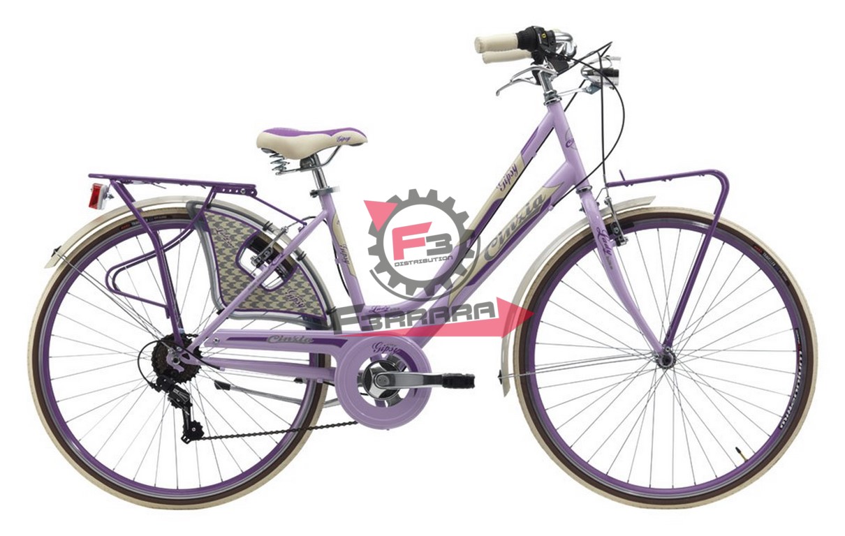 bicicletta coppi donna viola