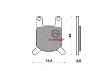 PASTIGLIE FRENO MOTO FD0031 (SR)