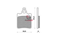 PASTIGLIE FRENO SCOOTER FD0048 (SR)
