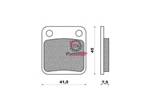 PASTIGLIE FRENO SCOOTER FD0080 (SR)
