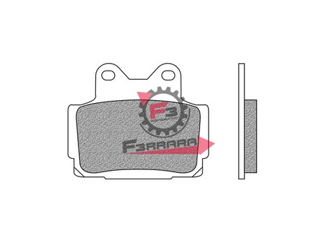 PASTIGLIE FRENO MOTO FD0082 (SR)