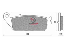 PASTIGLIE FRENO SCOOTER FD0422 (SR)