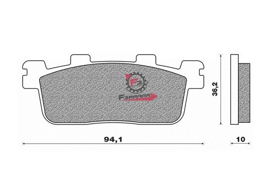 PASTIGLIE FRENO SCOOTER FD0445 (SR)