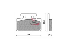 PASTIGLIE FRENO MOTO FD0139 (SR)