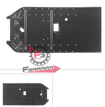 PEDANA VESPA 50 N-R CON FORI 90cm.
