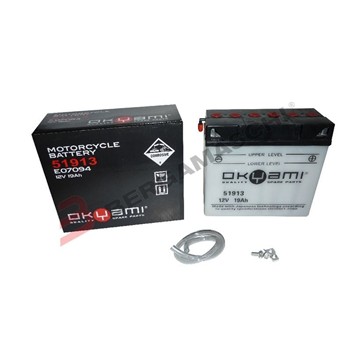 BATTERIA 51913 CON ACIDO OKYAMI