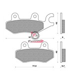 PASTIGLIE FRENO MOTO FD0212 (SR)
