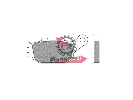 PASTIGLIE FRENO MOTO FD0172 (SR)