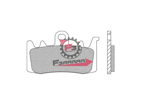 PASTIGLIE FRENO MOTO FD0498 (SR)