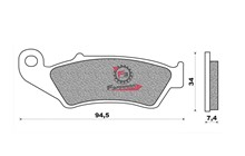 PASTIGLIE FRENO MOTO FD0193 (SR)