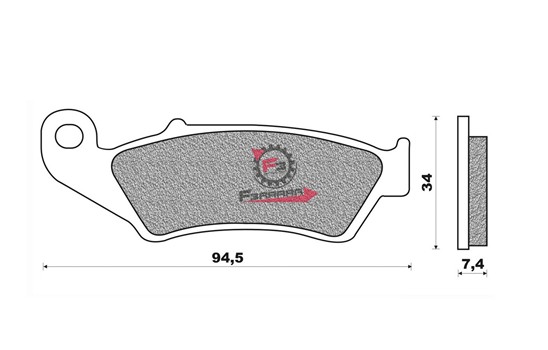 PASTIGLIE FRENO MOTO FD0193 (SR)