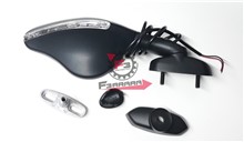 SPECCHIO MOTO SX NERO CON/LED CARENA