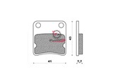 PASTIGLIE FRENO SCOOTER FD0173 (SR)