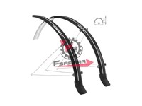 PARAFANGHI BICI 28 SLIM 36 NERO (CP)