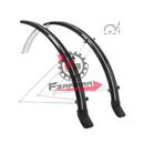 PARAFANGHI BICI 28 SLIM 36 NERO (CP)