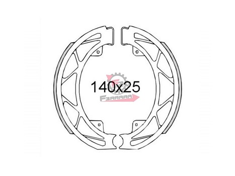 GANASCE FRENO HEXAGON LX 125 (SR)
