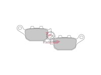 PASTIGLIE FRENO MOTO FD0136 (SR)
