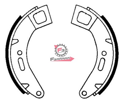 GANASCE FRENO COSA 125 ANT.(SR)