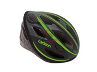 CASCO ADULTO RADEON NERO VERDE -L-