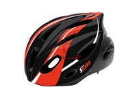 CASCO ADULTO NERO ROSSO M 53-56