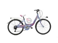 BICI DONNA 24 BRIO 1V AZZURRO/ROSA
