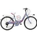 BICI DONNA 24 BRIO 1V AZZURRO/ROSA