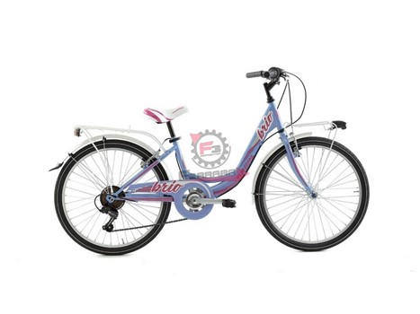 BICI DONNA 24 BRIO 1V AZZURRO/ROSA