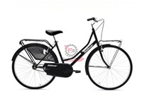 BICI OLANDA 24 DONNA 1V NERO