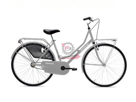 BICI OLANDA 24 DONNA 1V ARGENTO
